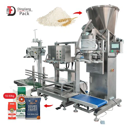 10-50kg Semi Tsis Siv Neeg Hmoov Ntim Kab