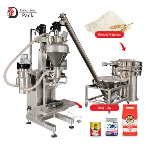 Semi- Tsis Siv Neeg Premix Powder Ntim Kab Nrog Integrated Hauv - kab Sifting